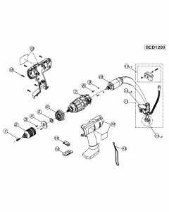 Buy A Ryobi BCD1200 Spare part or Replacement part for Your Cordless Drill and Fix Your Machine Today